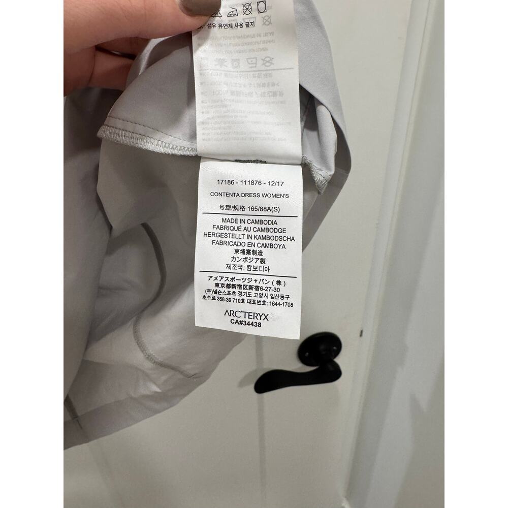Arc'Teryx Contena Sleeveless Workout Athleisure Mini Dress Grey - Picture 7 of 11